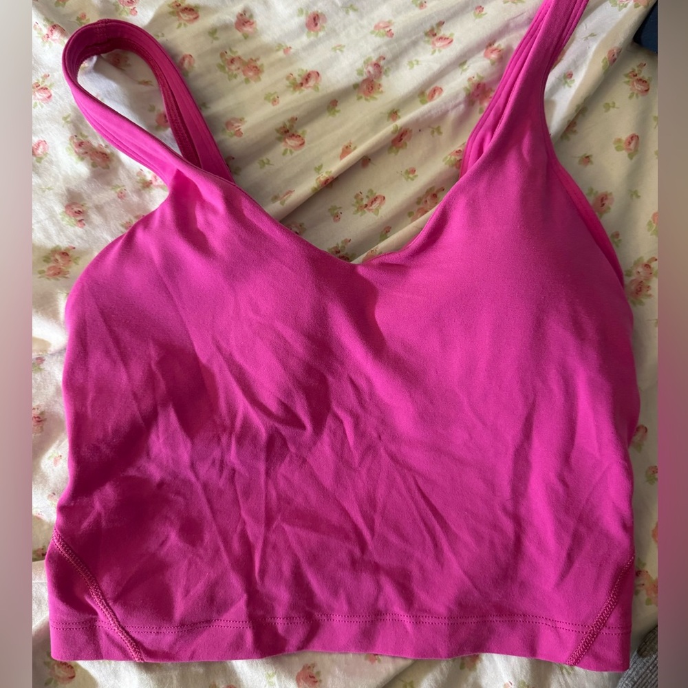 lululemon sonic pink align tank